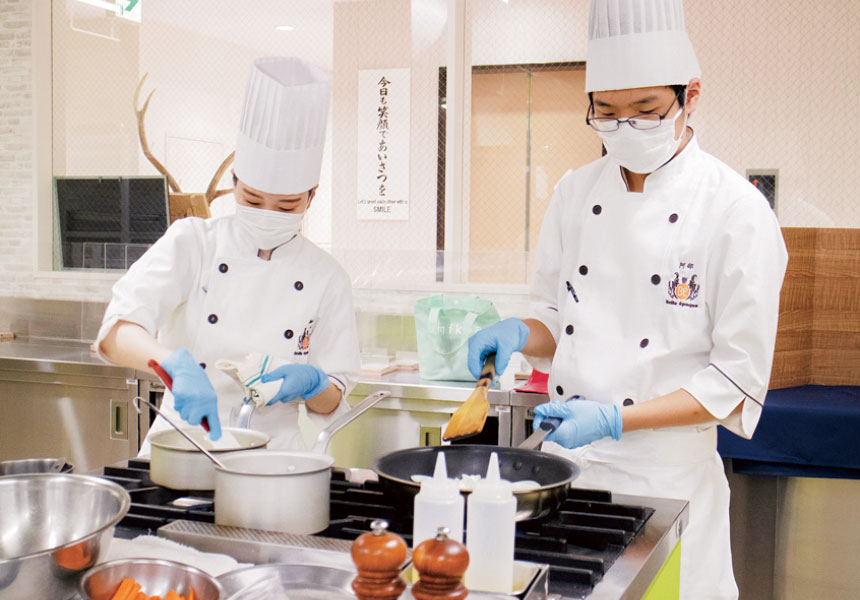 イタリア料理の応用を学ぶ